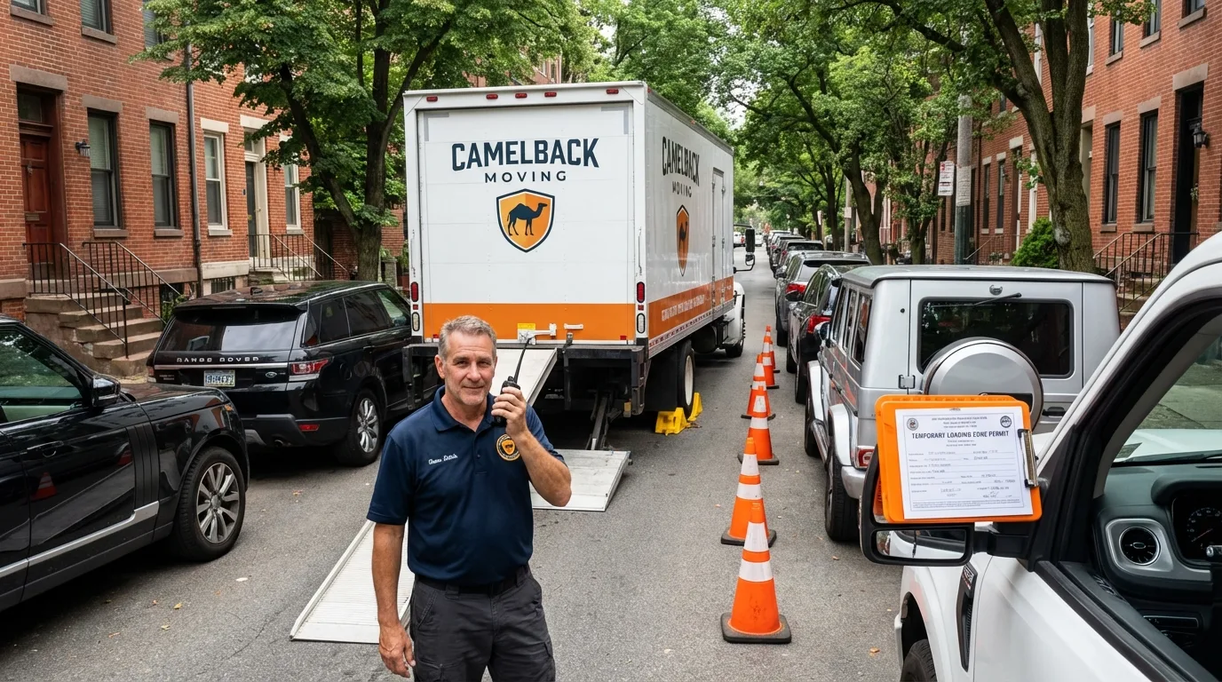 City street loading permit setup in Chittenden, VT