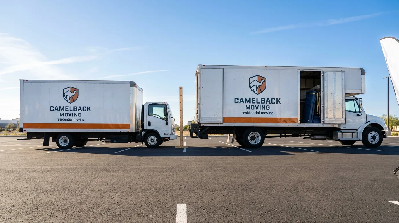 Moving truck size capacity guide in Chittenden